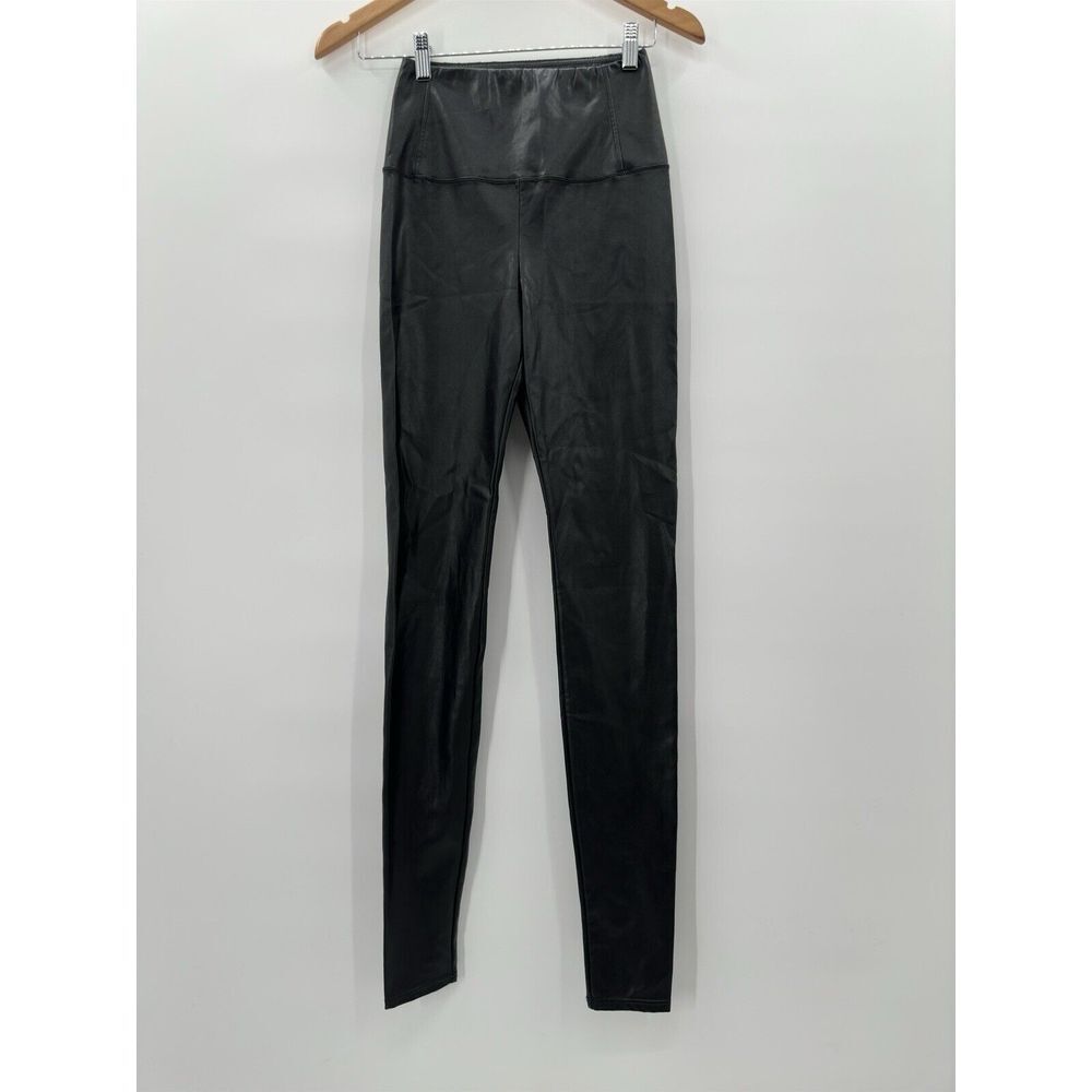 Wilfred Free Aritzia Leggings‎ Black Vegan Faux Leather Pants Women's Size Small